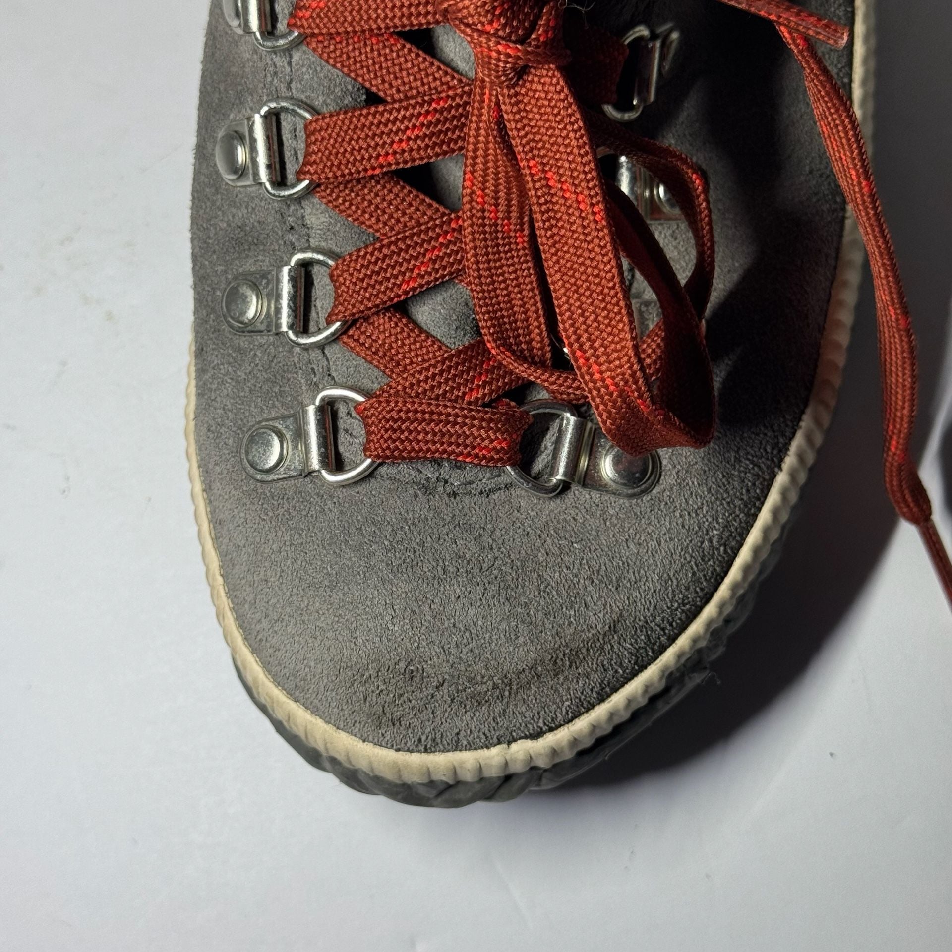Sorel Womens Suede Out N About Plus Conquest Boots Gray Quarry Booties Sz 7 19