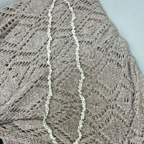 Natural Puka Shell Beaded Necklace