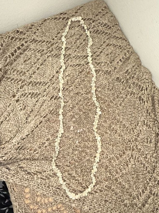 Natural Puka Shell Beaded Necklace 3