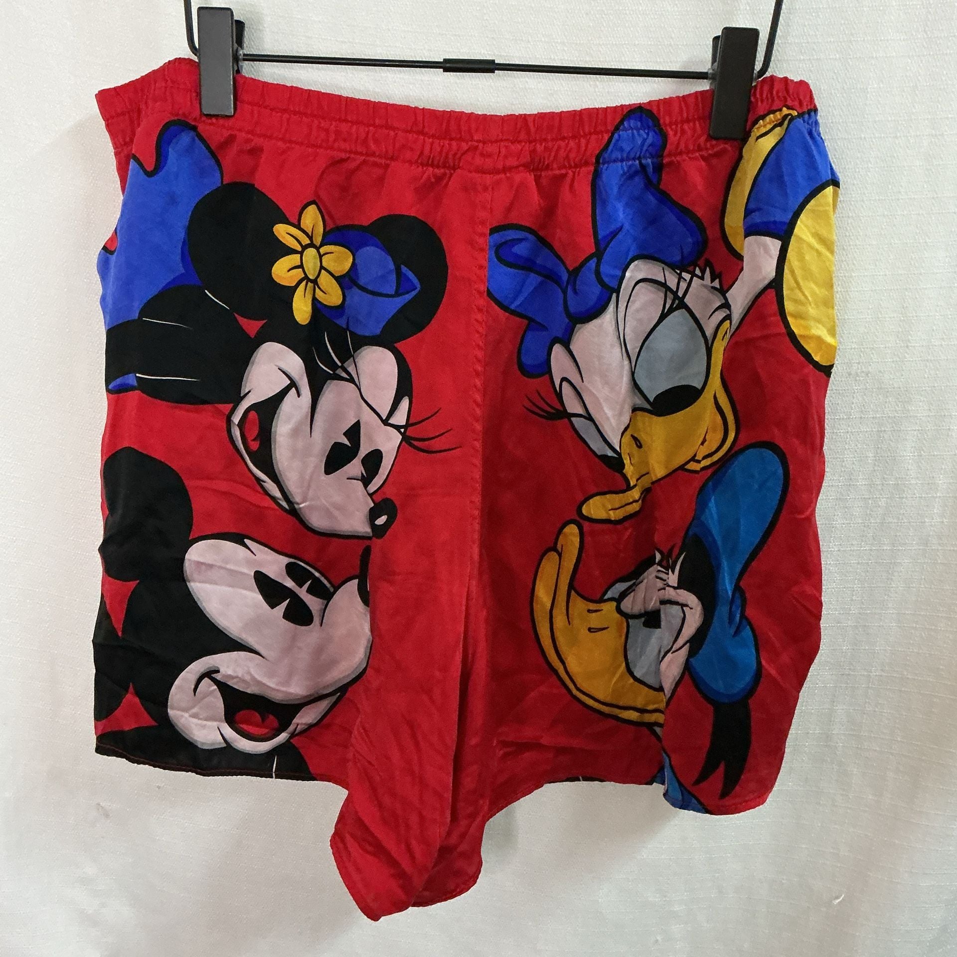 Vintage The Disney Store 100% Silk Boxer Shorts with Mickey and Friends Print 6