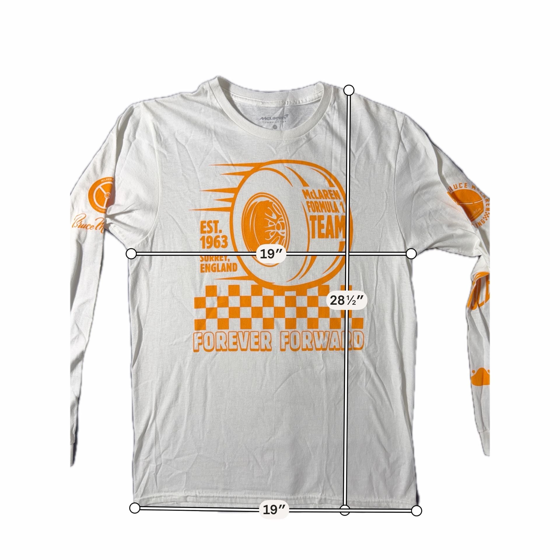 McLaren F1 Team Bruce 58 Long Sleeve T-Shirt 8