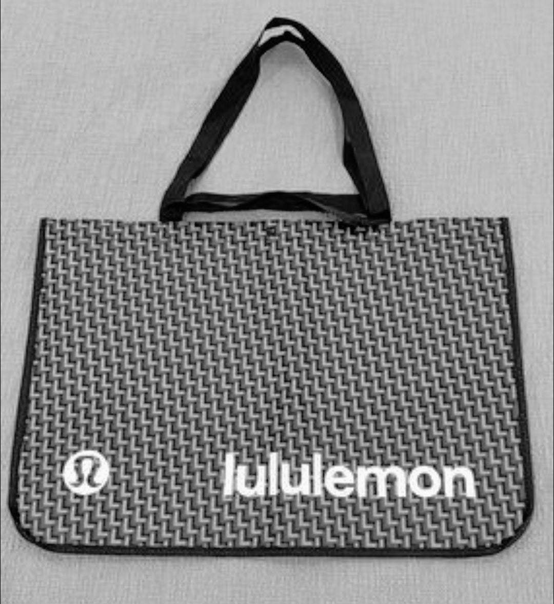Lululemon Geo Pattern Reusable Shopping Tote Bag 2