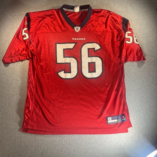 NFL Houston Texans Brian Cushing #56 Battle Red Jersey