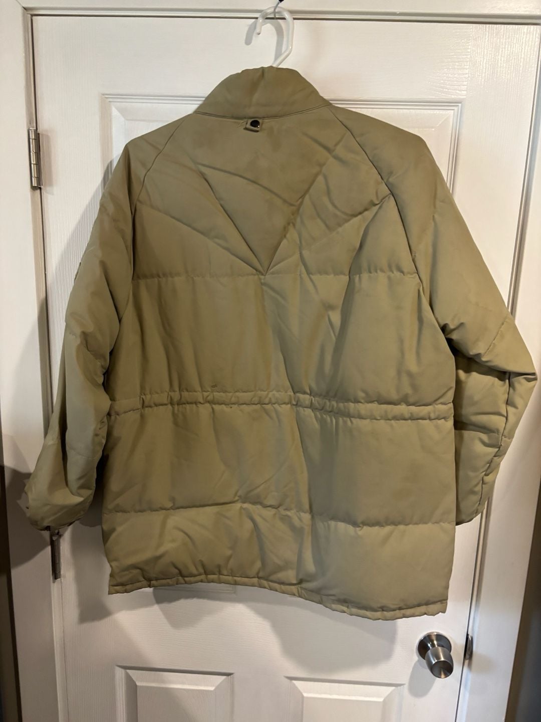 Vtg Walls Blizzard-Pruf Men's Size Large Tall￼ Chest 42-44 Khaki Zip Front Coat 8