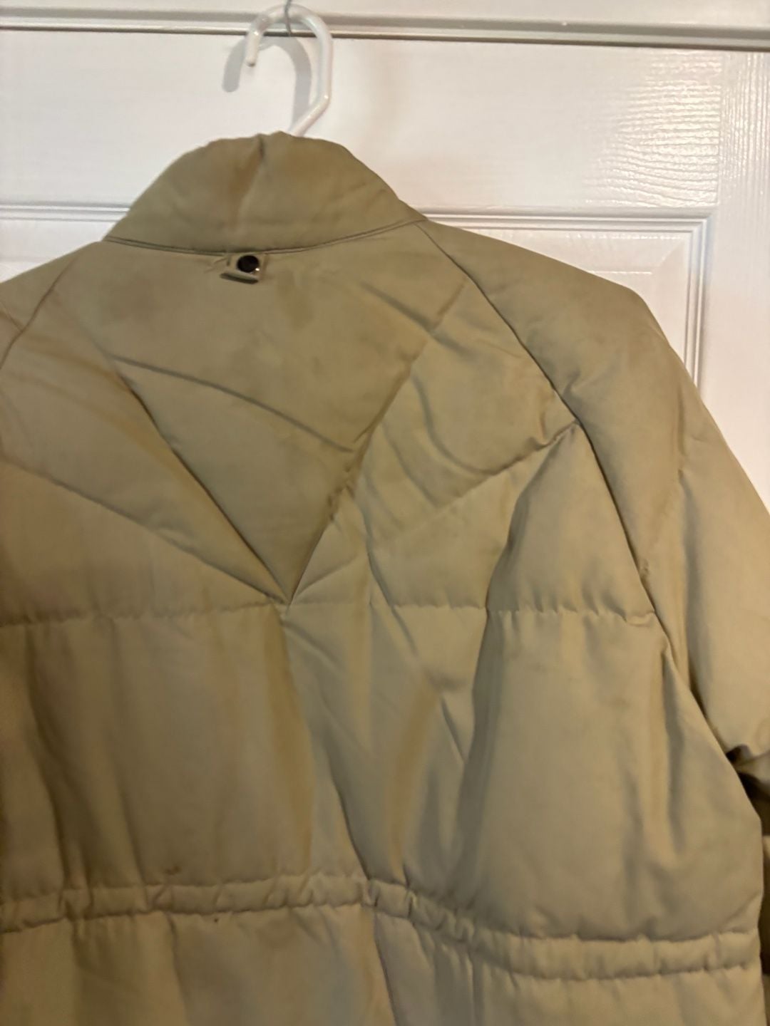 Vtg Walls Blizzard-Pruf Men's Size Large Tall￼ Chest 42-44 Khaki Zip Front Coat 10