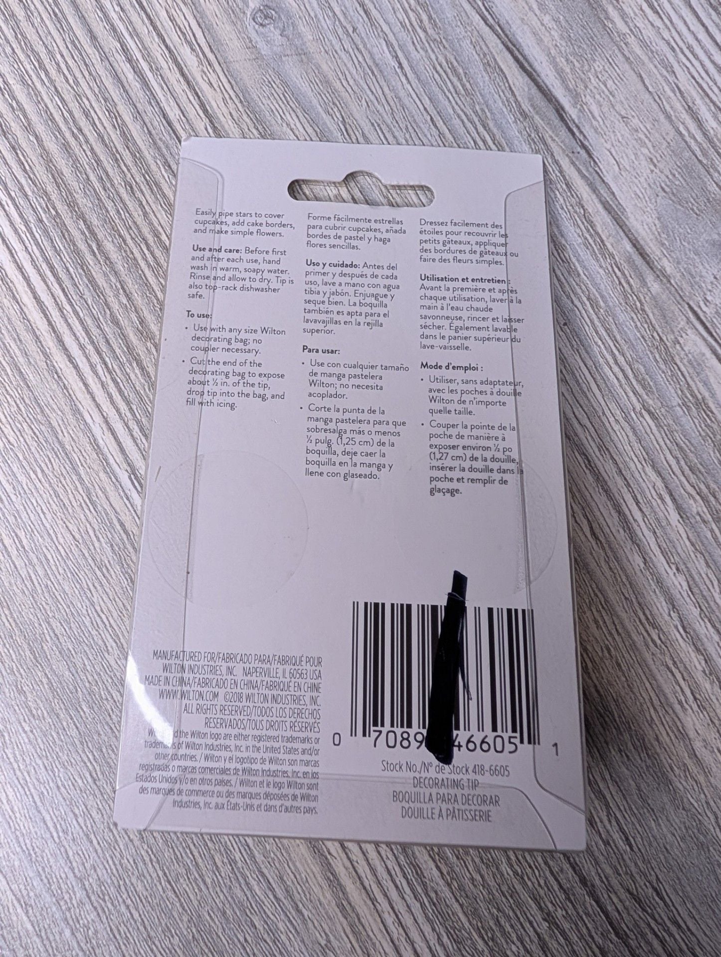 Wilton #18 Open Star Cake Decorating Piping Tip 2