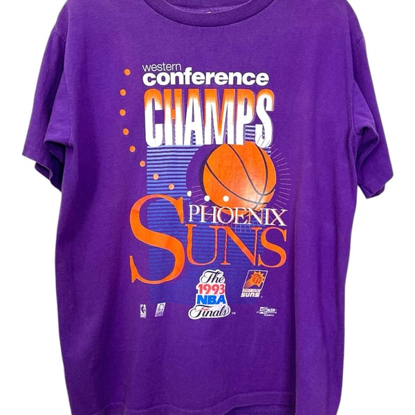 Vintage 1993 Phoenix Suns Western Conference Champions NBA Finals T-Shirt
