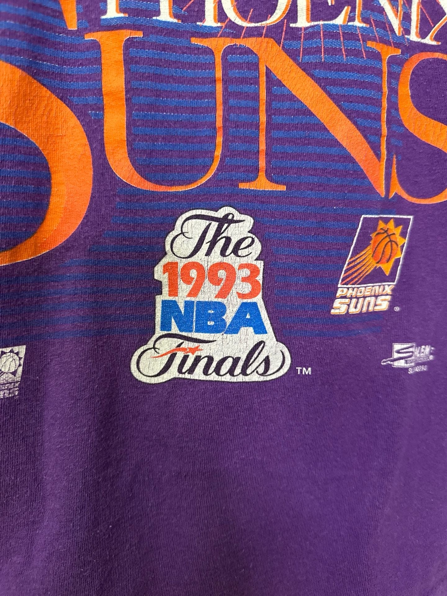 Vintage 1993 Phoenix Suns Western Conference Champions NBA Finals T-Shirt 7