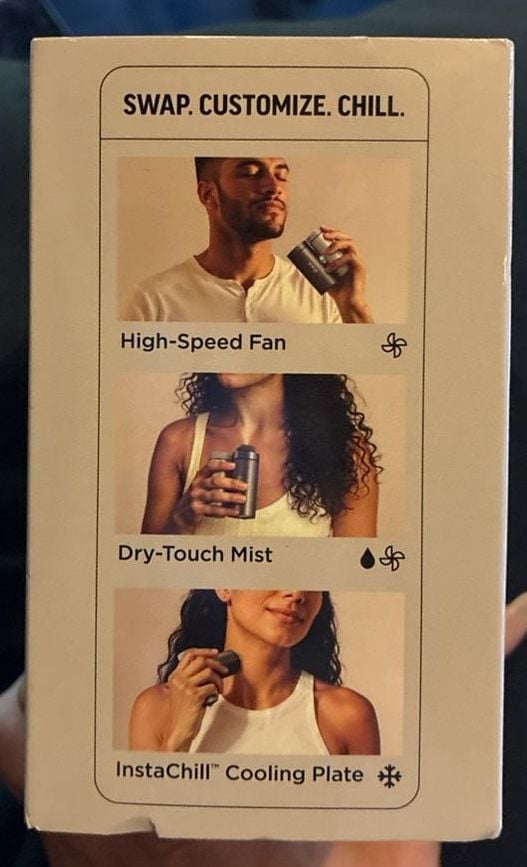 Shark ChillPill 3-in-1 Personal Fan, Mist, and InstaChill Cooling System 3