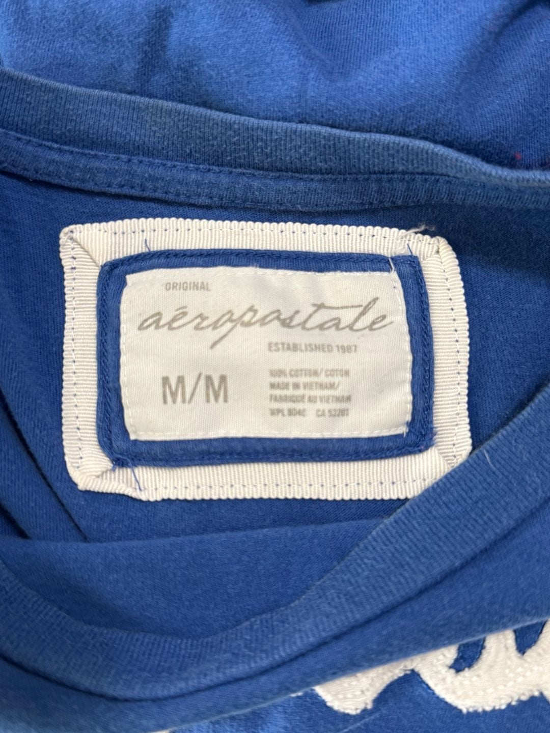 y2k Aeropostale Blue Graphic T-Shirt 6