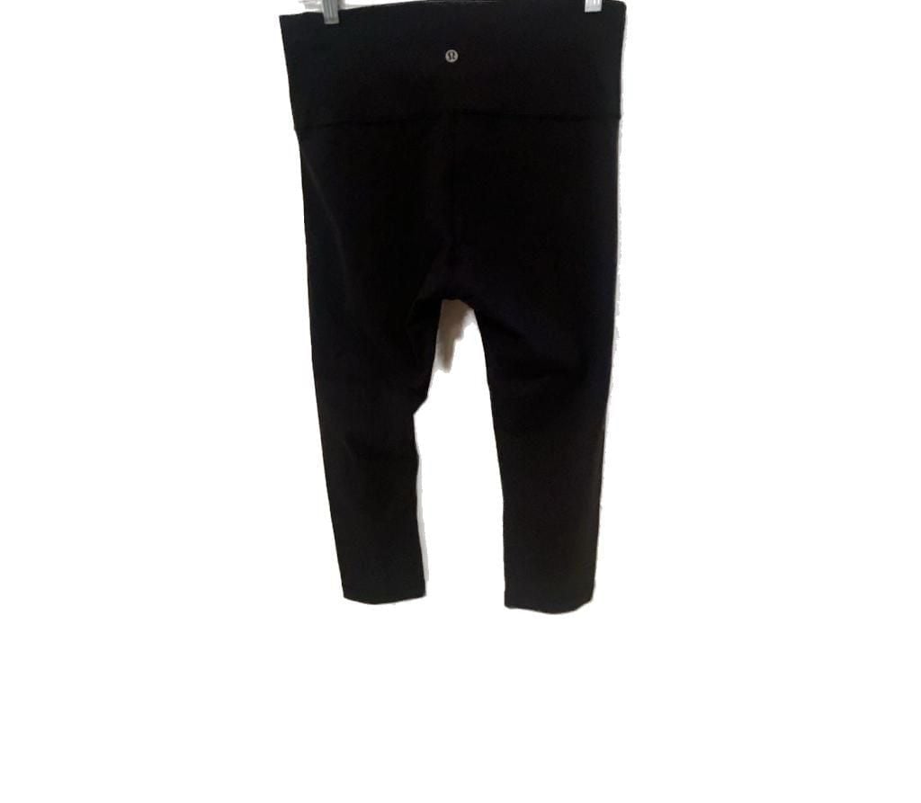 Lululemon Athletica Women's High-Rise Black Cropped Leggings 4