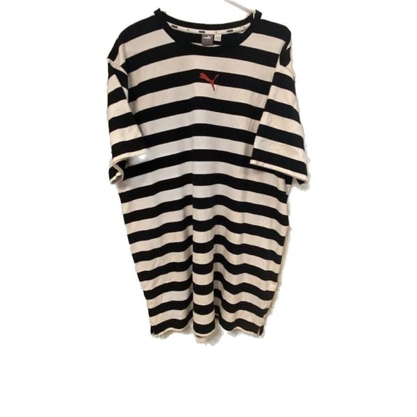Puma Women's Striped T-Shirt Dress