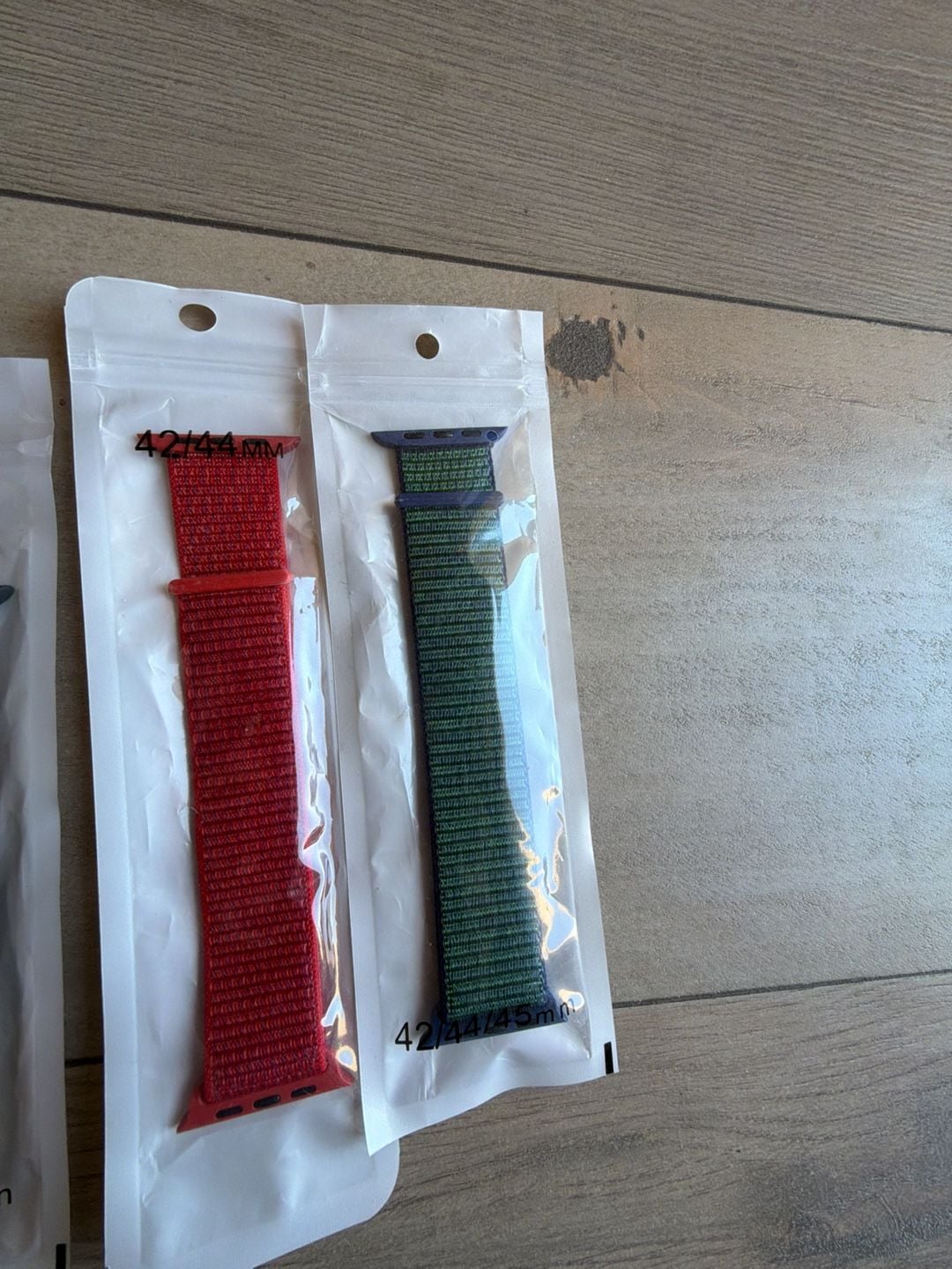 5-Piece Assorted Silicone and Nylon Sport Watch Bands for Apple Watch 42/44/45mm 5