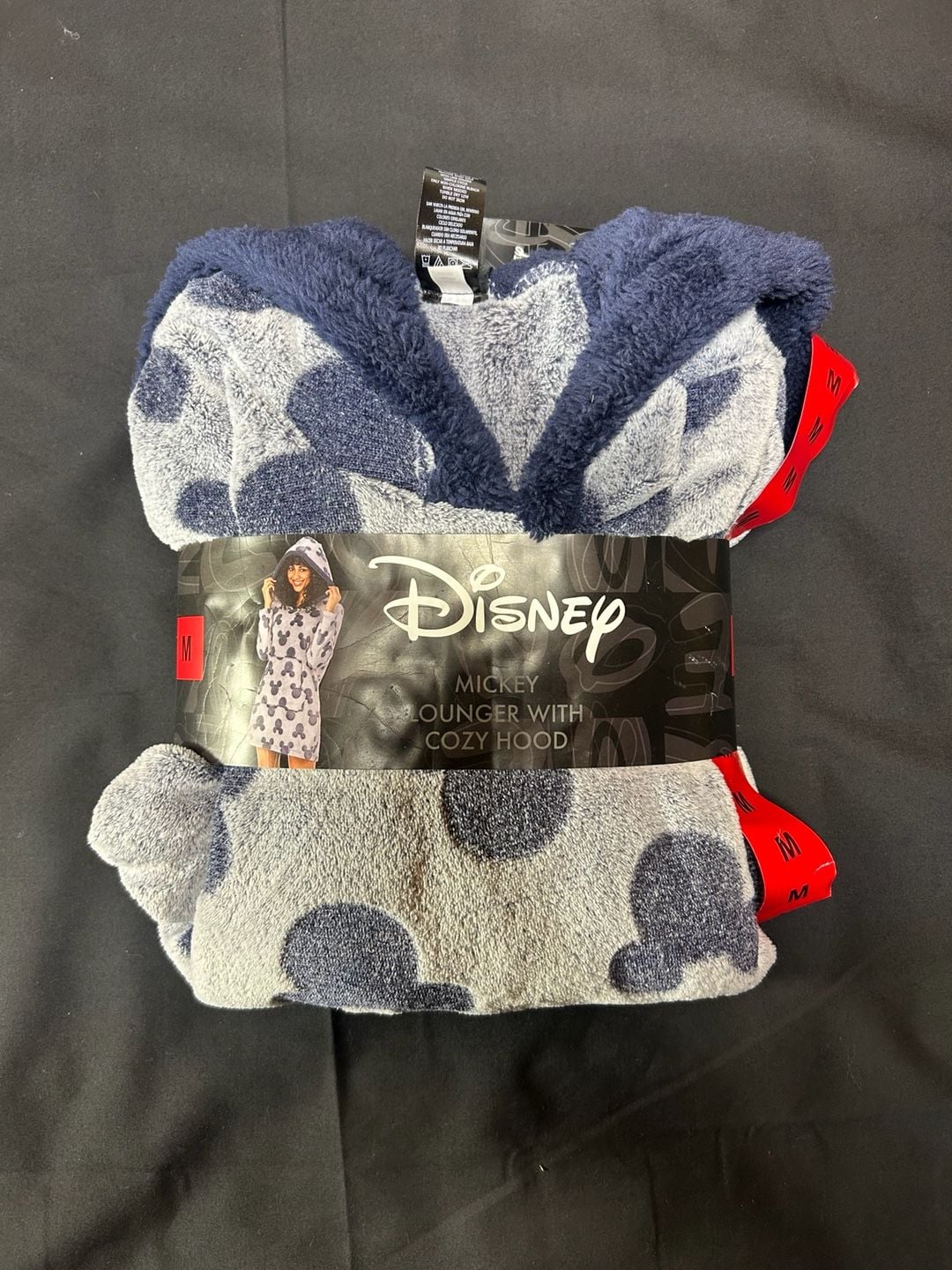 Disney Mickey Mouse Lounger with Cozy Hood in Dark Blue 1