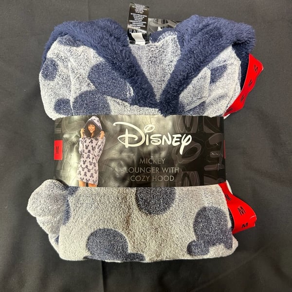 Disney Mickey Mouse Lounger with Cozy Hood in Dark Blue
