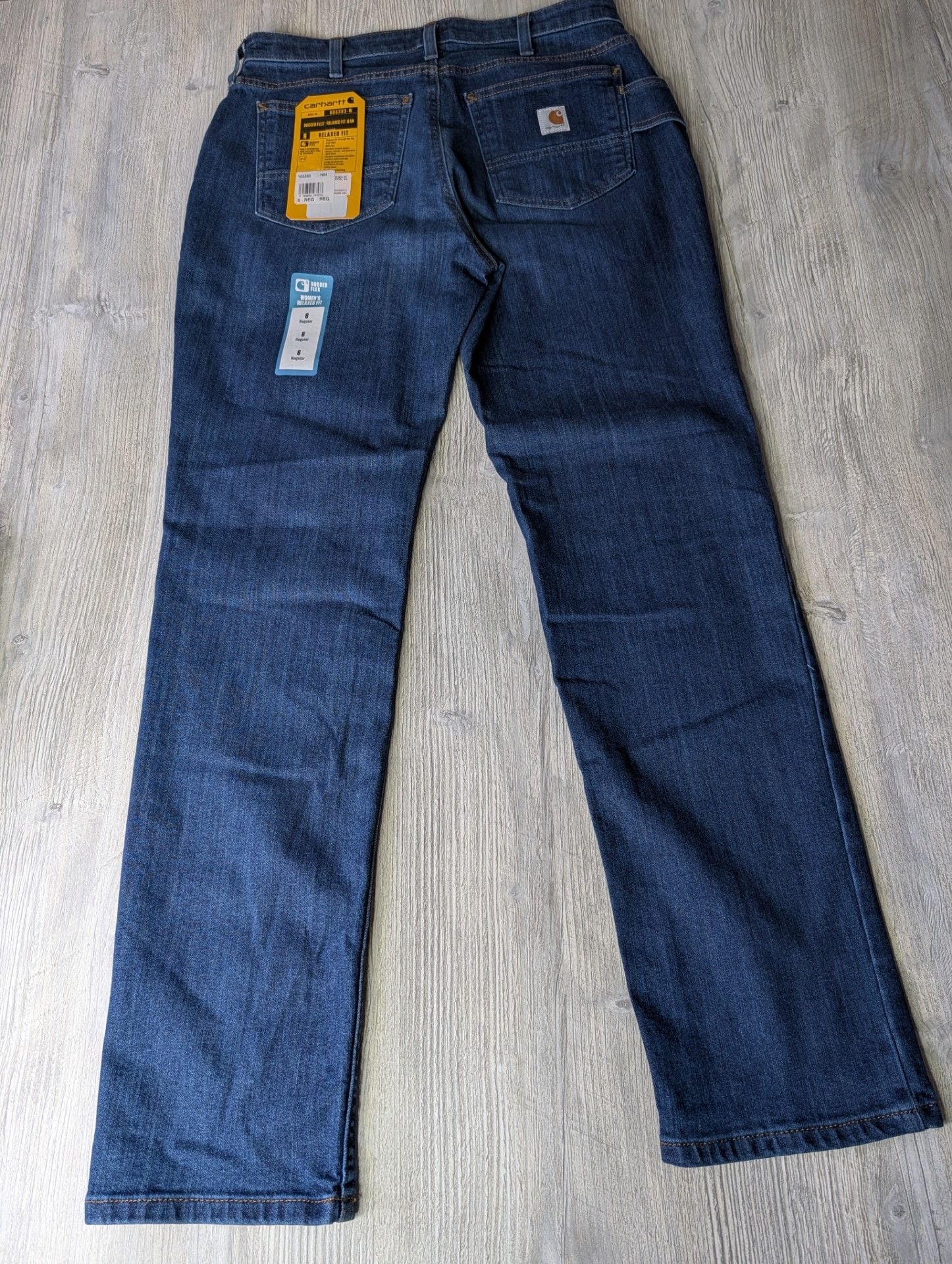 Carhartt Women's Rugged Flex Relaxed Fit Straight Leg Jeans 6