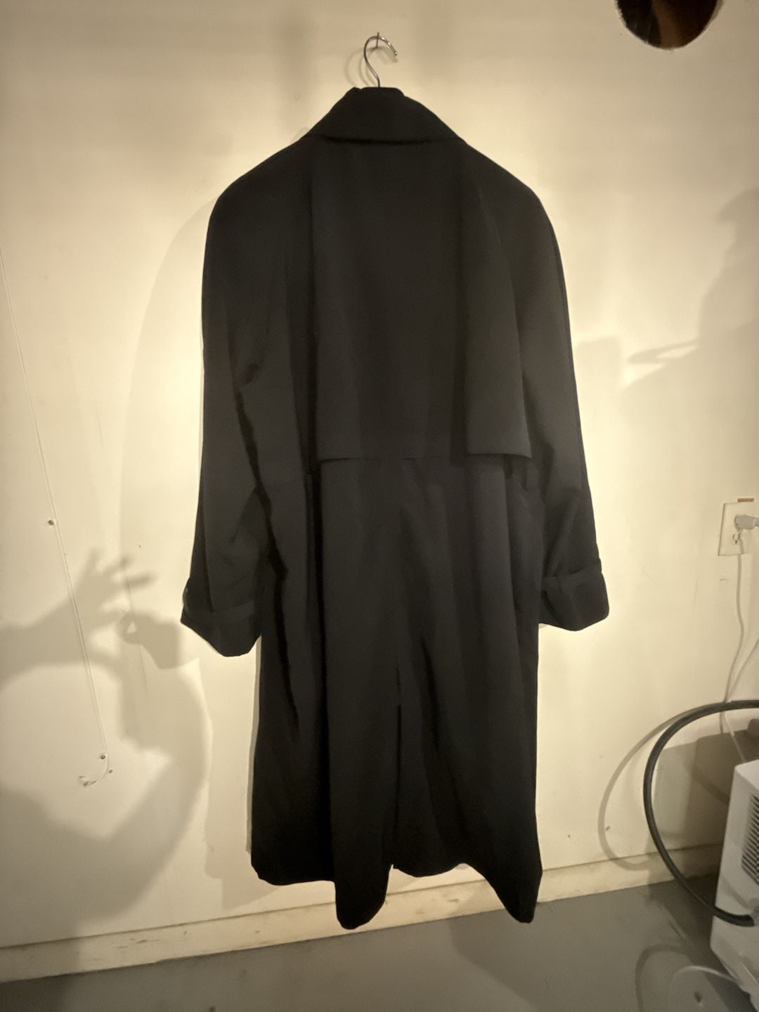 Afazzy New York Black Single-Breasted Overcoat 5