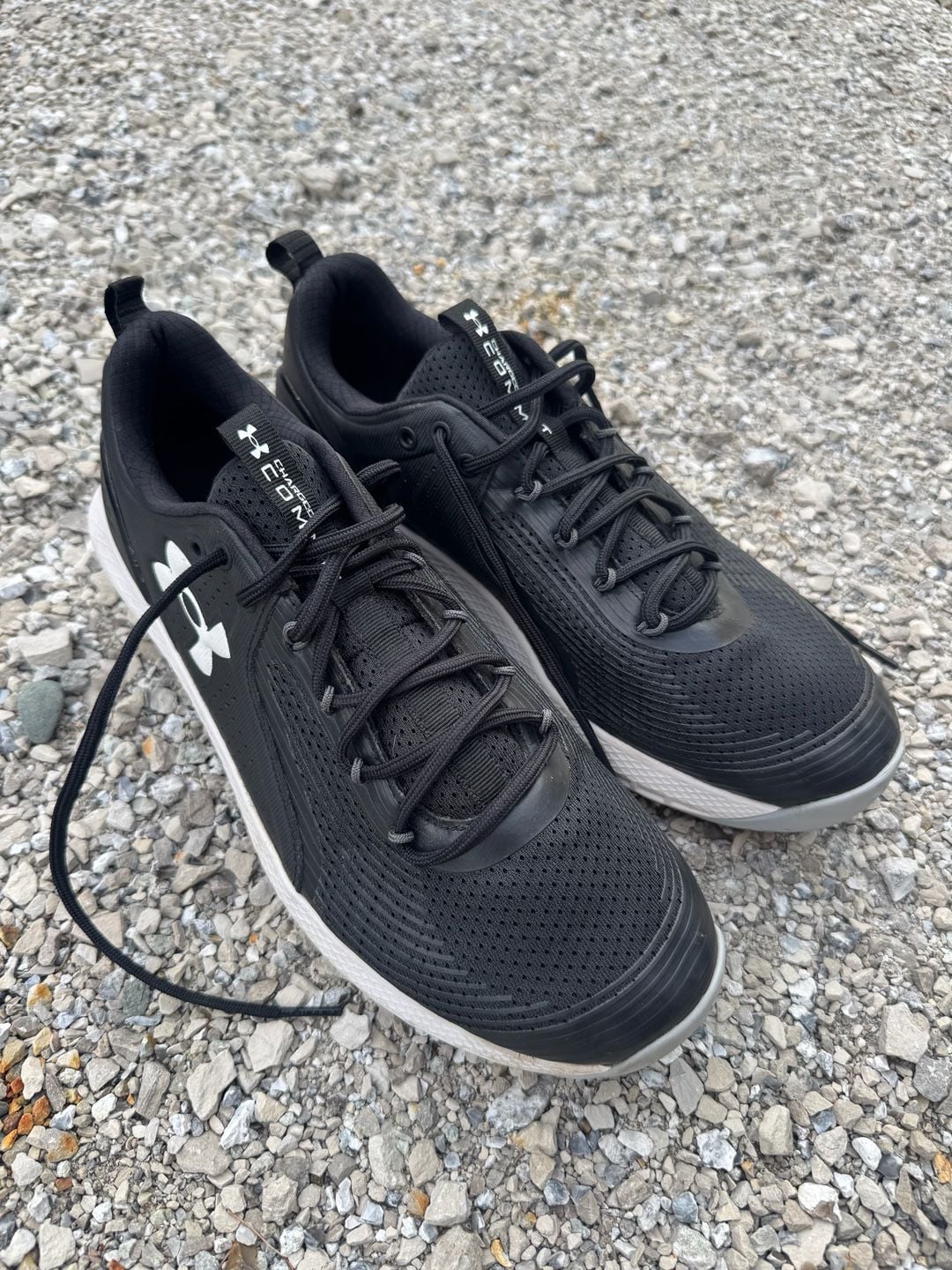 Under Armour Charged Commit TR 3 Men's Training Shoes Black/White 2