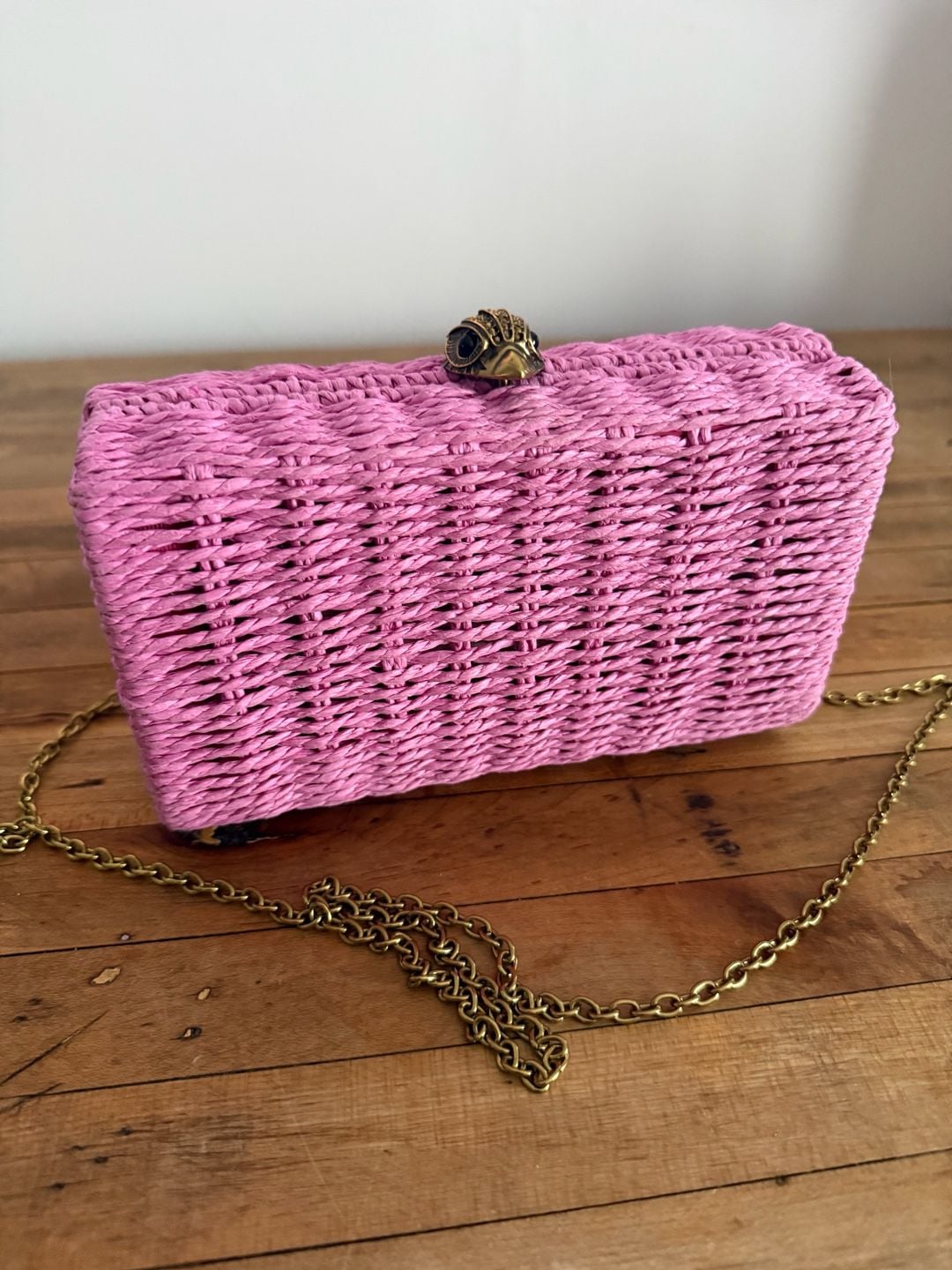 Kurt Geiger London Kensington Woven Frame Clutch 2