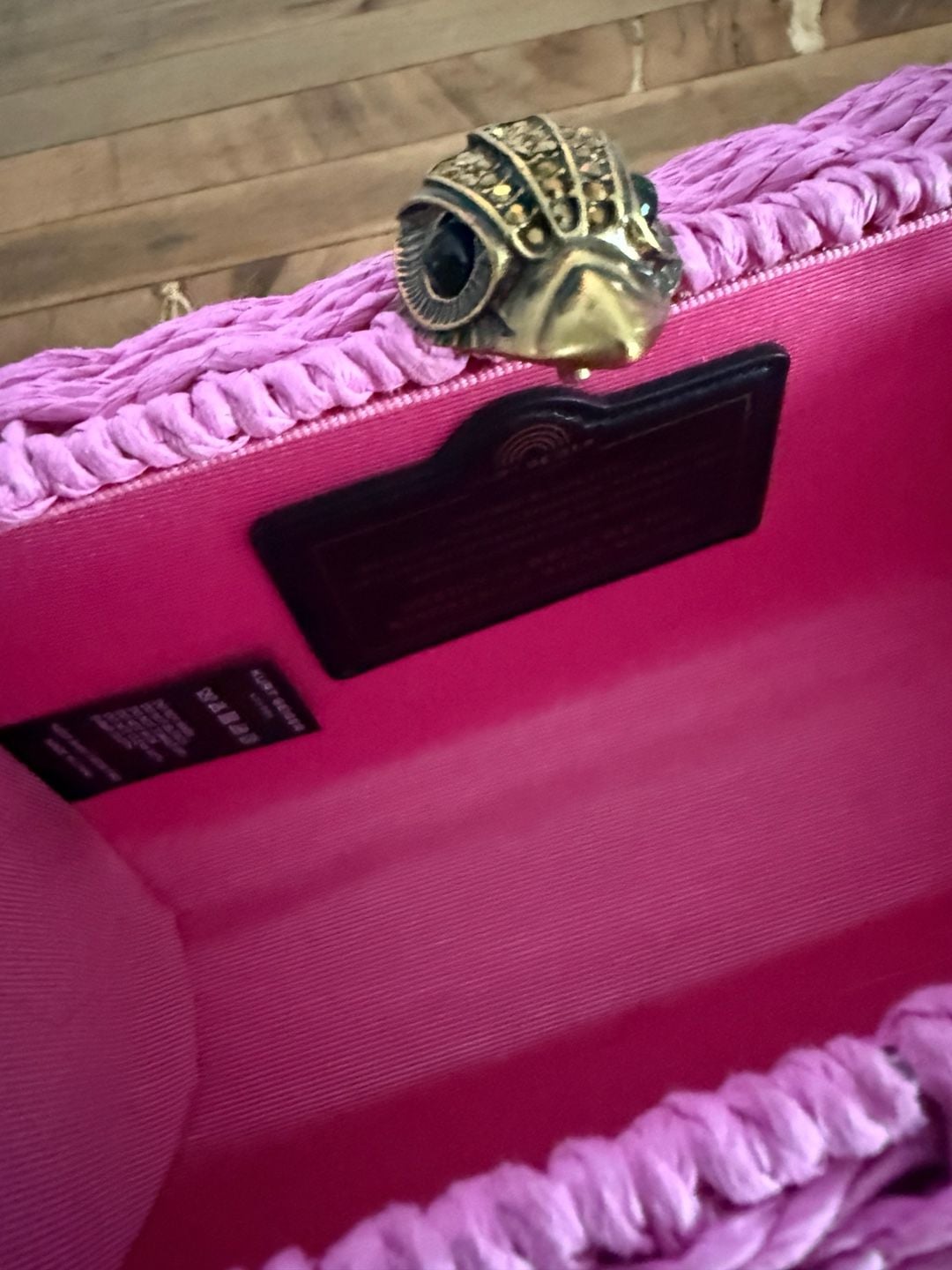 Kurt Geiger London Kensington Woven Frame Clutch 3