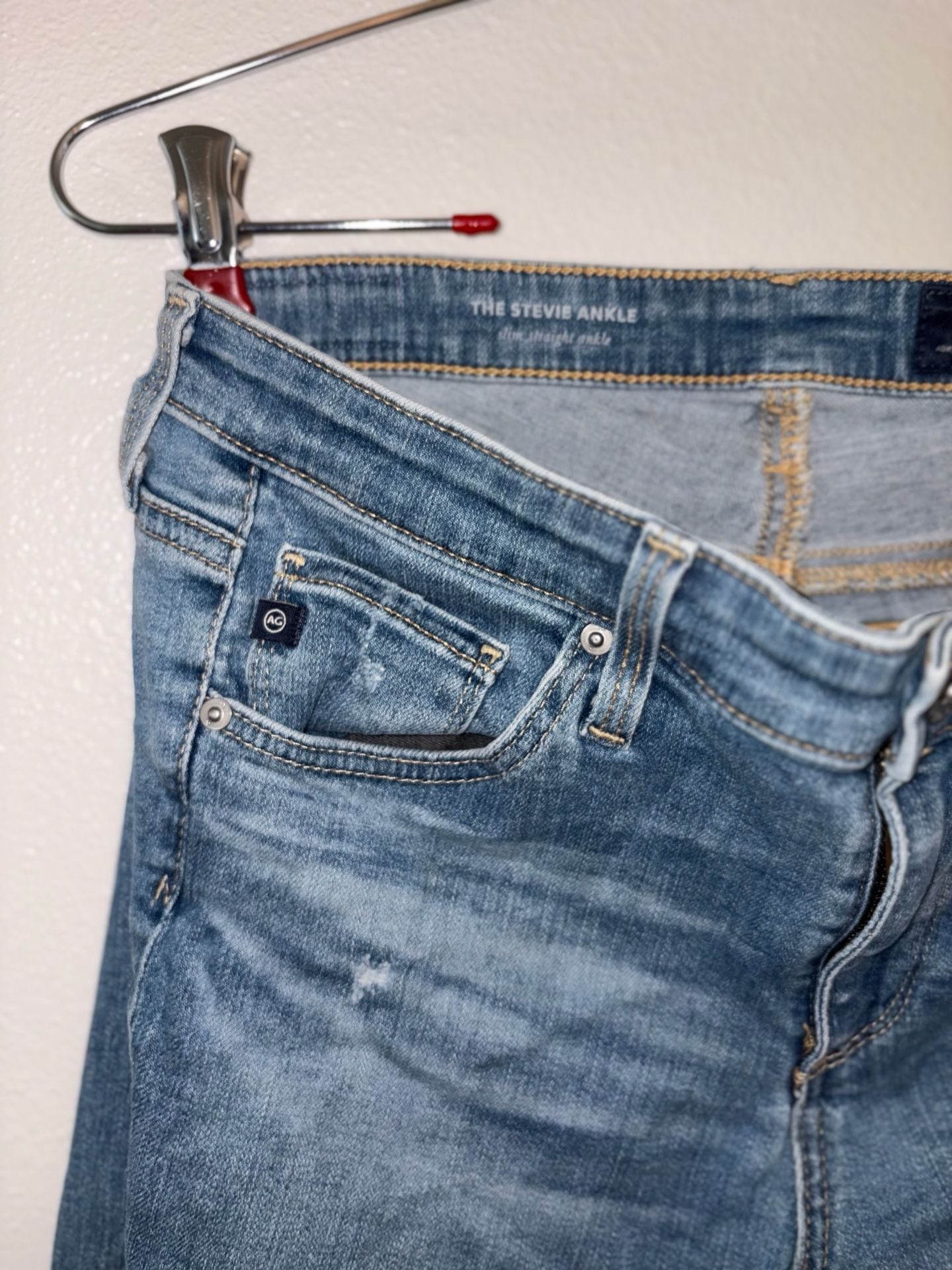 AG Adriano Goldschmied The Stevie Ankle Slim Straight Ankle Jeans 5