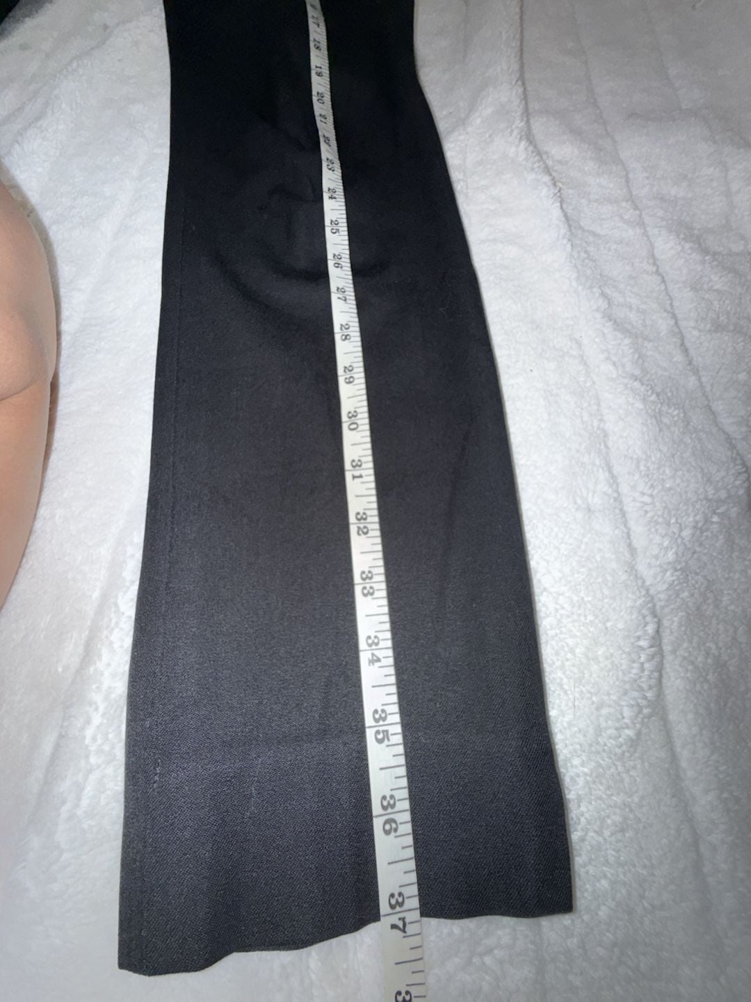 Banana Republic Sloan Fit Black Dress Pants with Side Slit Hem, Size 2 8