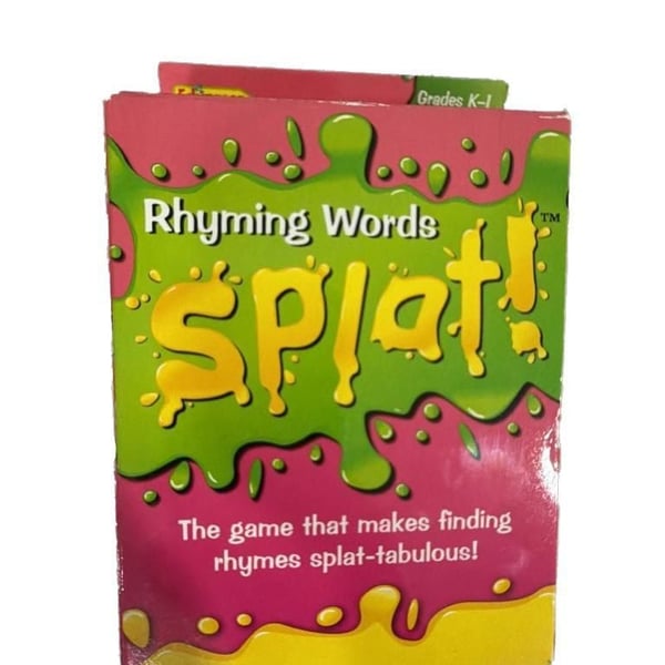 Teacher Created Resources Rhyming Words Splat! Educational Game Grades K-1