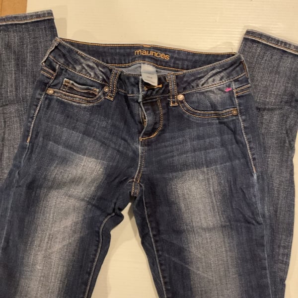 Maurices Women's Blue Wash Denim Skinny Jeans