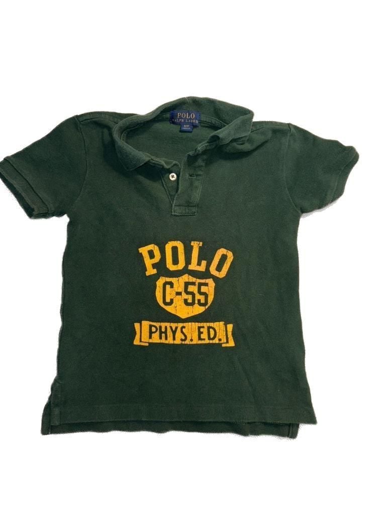 Boys Polo Ralph Lauren Phys Ed C-55 Graphic Polo Shirt Sz 3T 2