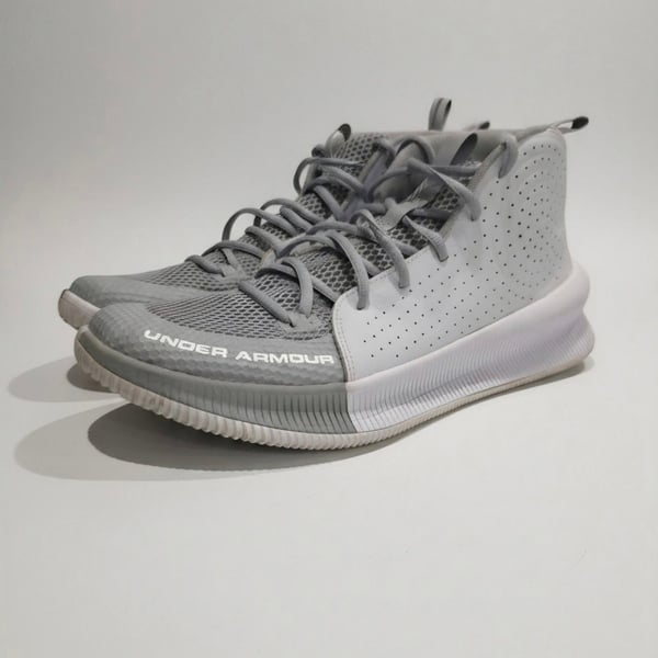 Under Armour Jet 2019 Men's Basketball Shoes in Mod Gray/White 3022051-101