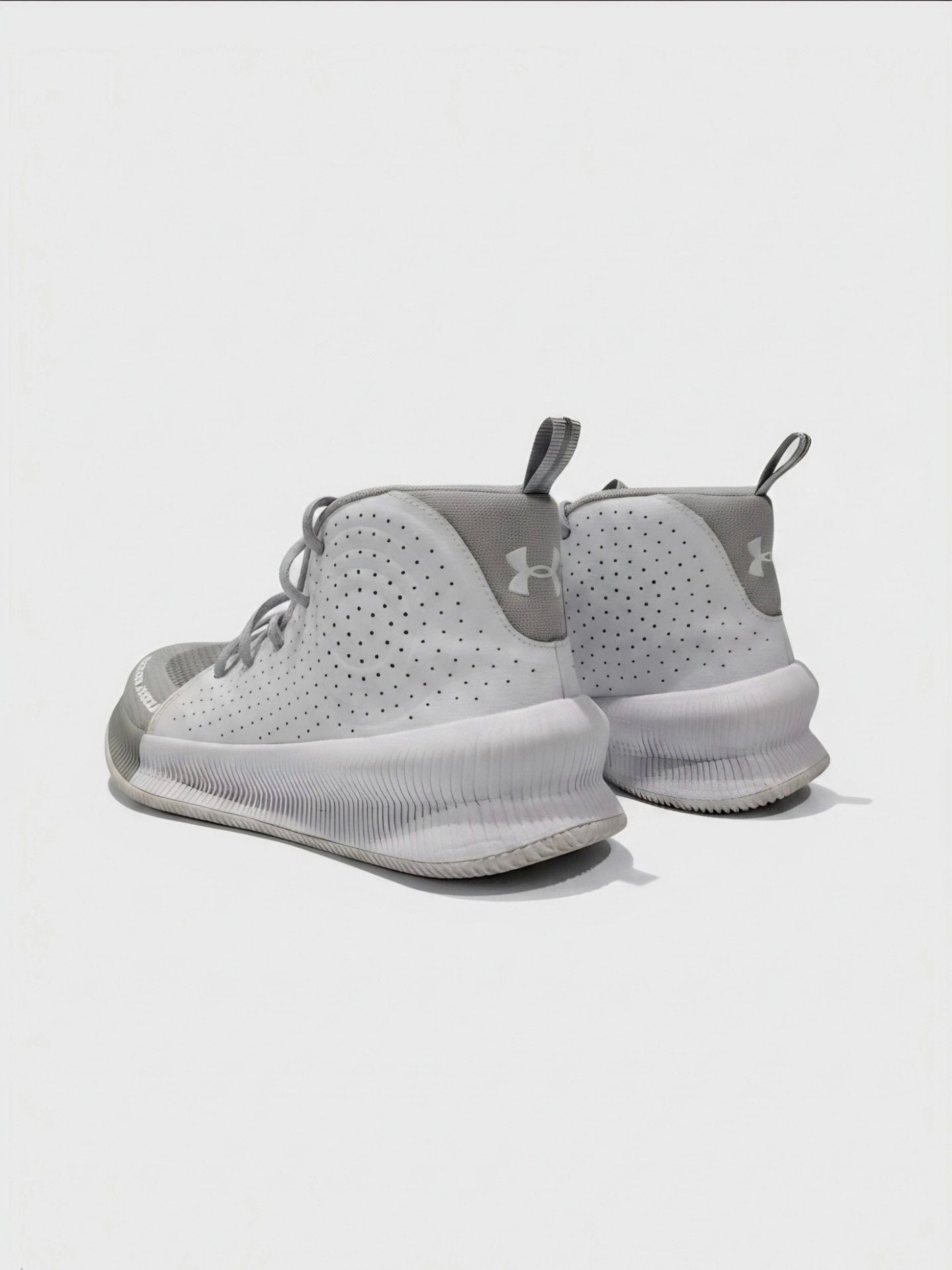 Under Armour Jet 2019 Men's Basketball Shoes in Mod Gray/White 3022051-101 5