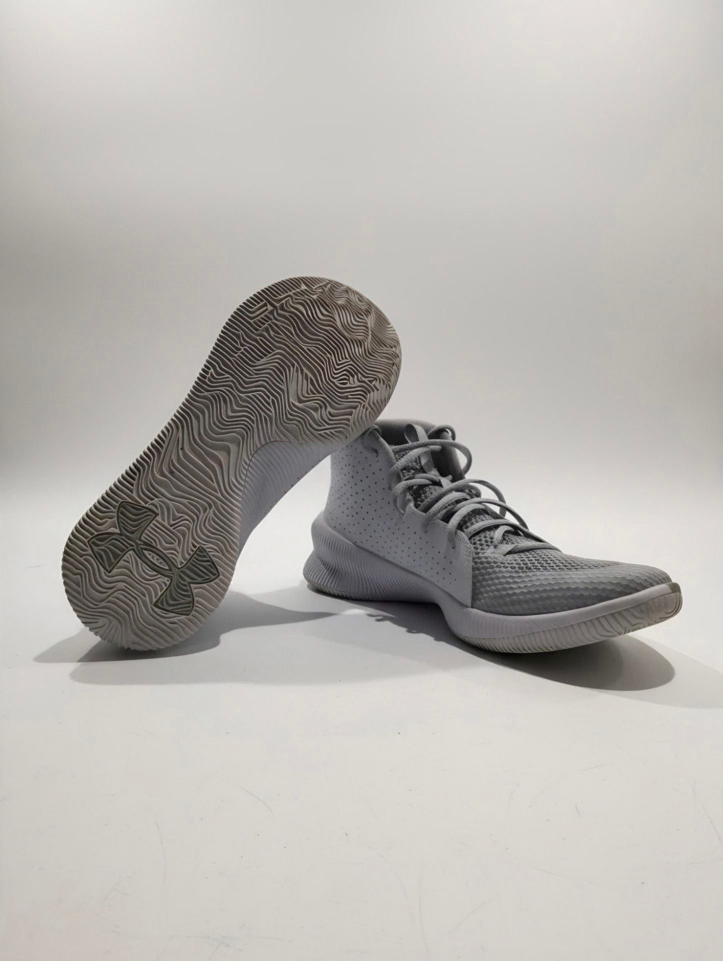 Under Armour Jet 2019 Men's Basketball Shoes in Mod Gray/White 3022051-101 8