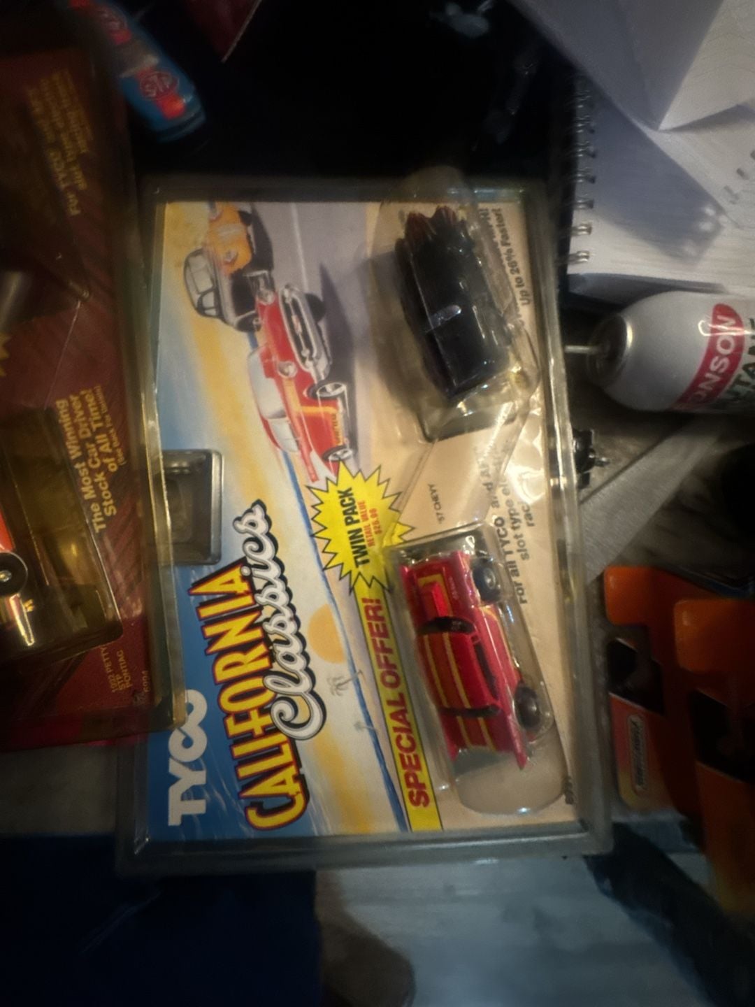Tyco California Classics '57 Chevy and '40 Ford Coupe Slot Car Twin Pack 1