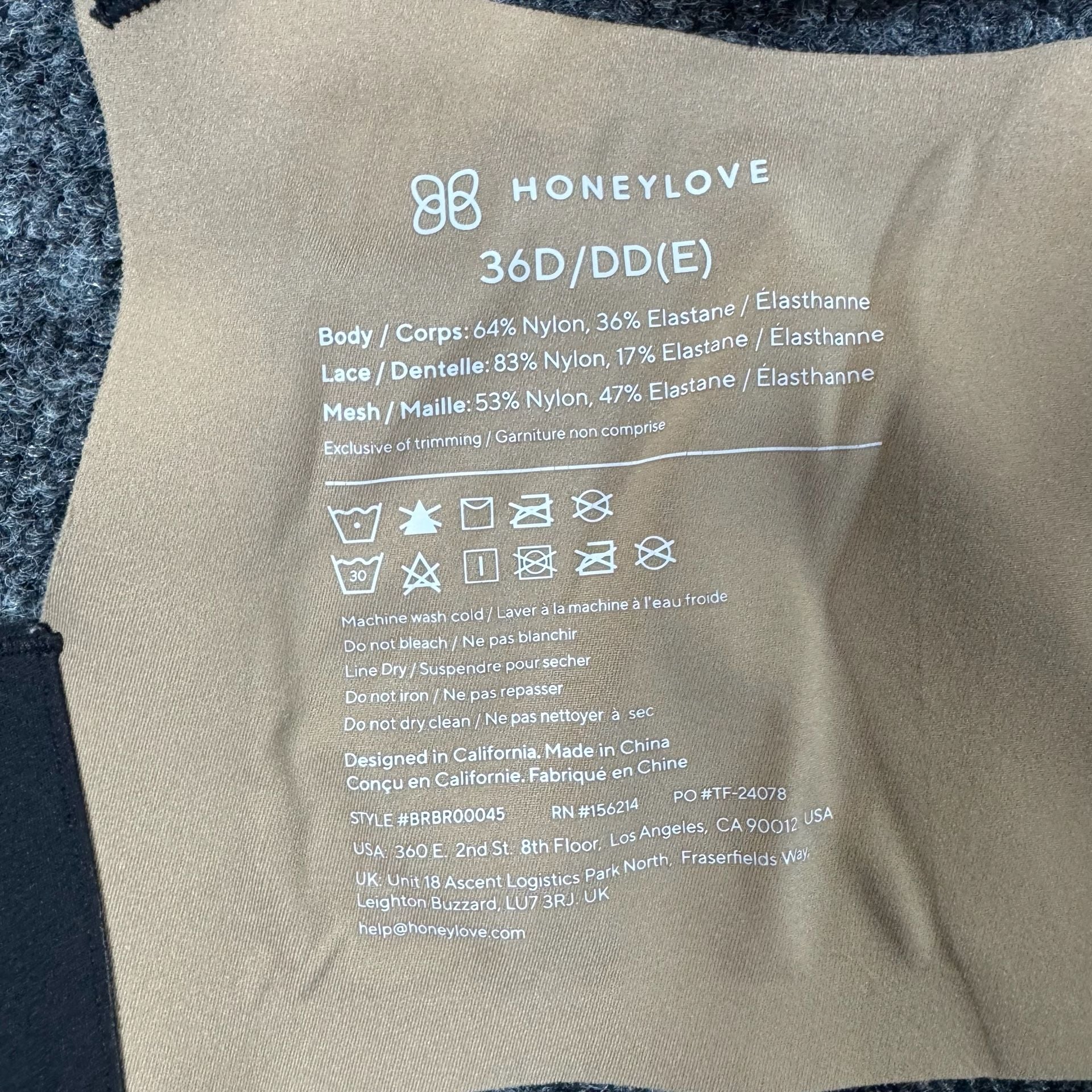 Honeylove Silhouette Bra with Lace Details 7