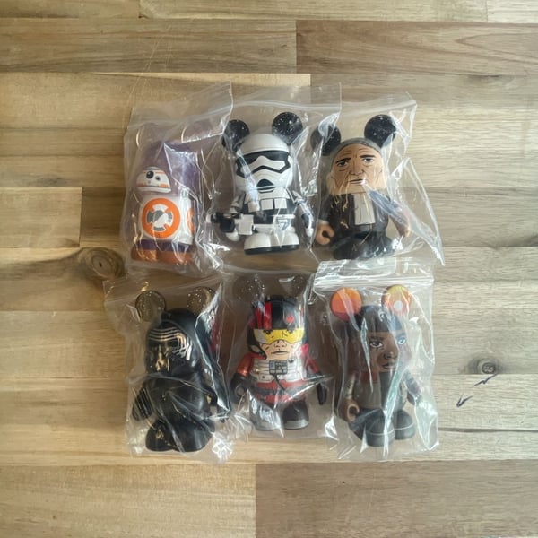 Disney Vinylmation Star Wars The Force Awakens Series Set of 6 Figures