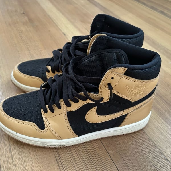 Nike Air Jordan 1 Retro High OG Heirloom Vachetta Tan Black 555088-202
