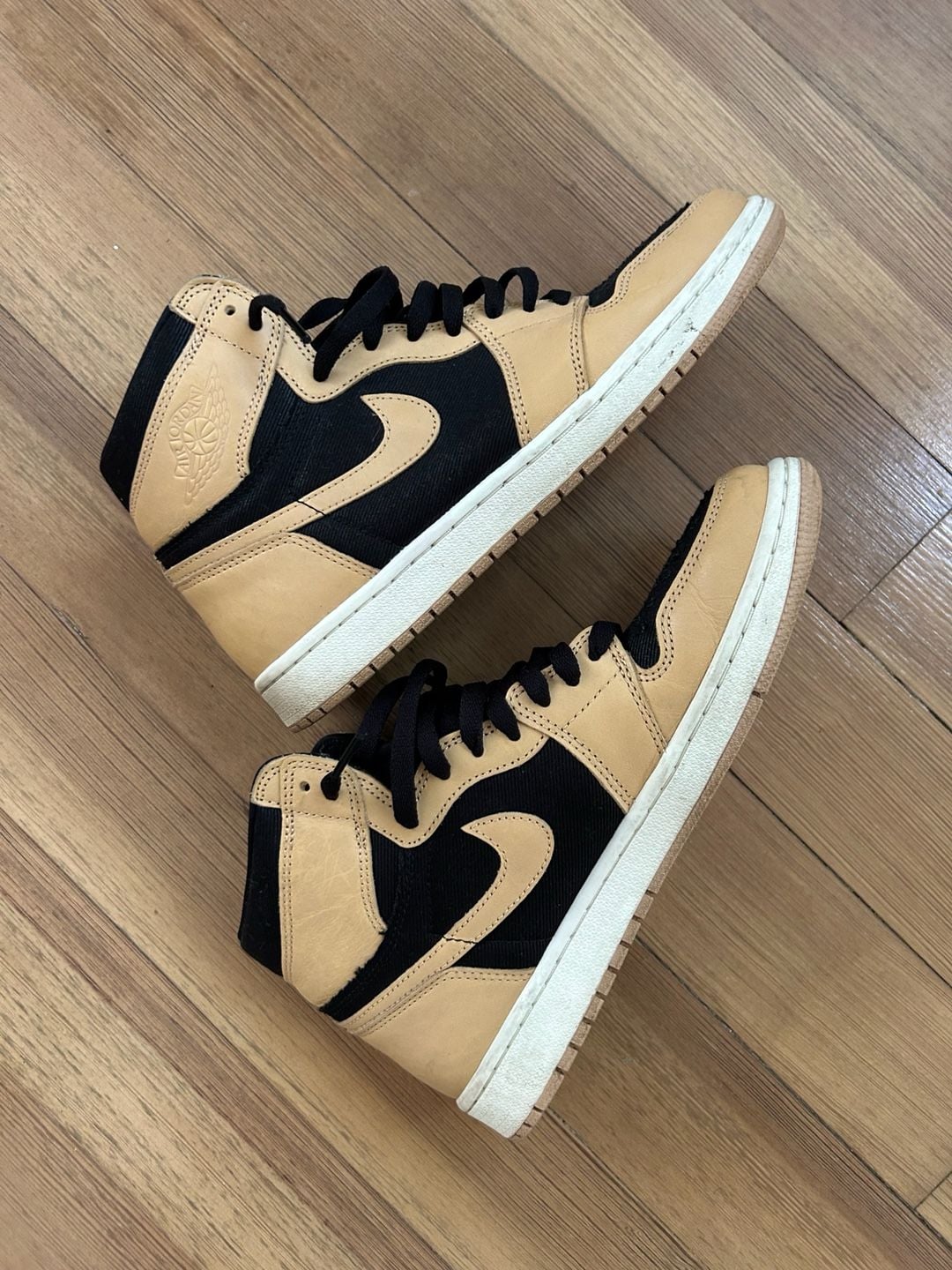 Nike Air Jordan 1 Retro High OG Heirloom Vachetta Tan Black 555088-202 7