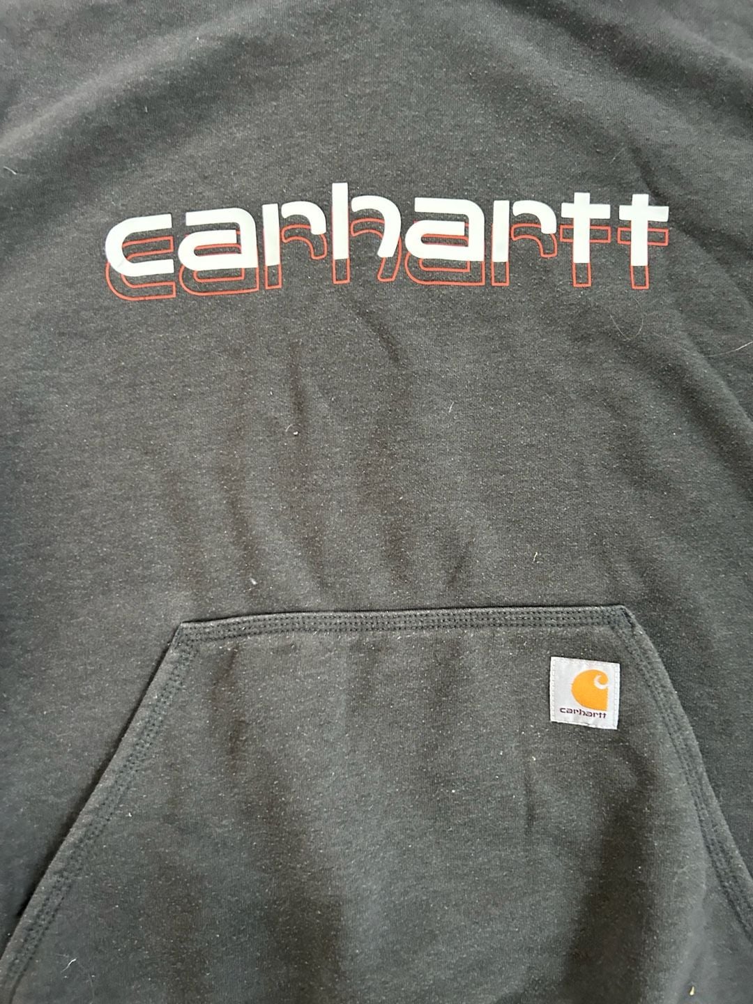 Carhartt Rain Defender Loose Fit Midweight Logo Graphic Pullover Hoodie 3