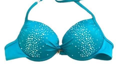 Victoria's Secret Bombshell Push-Up Bikini Top with Rhinestones 36D 3