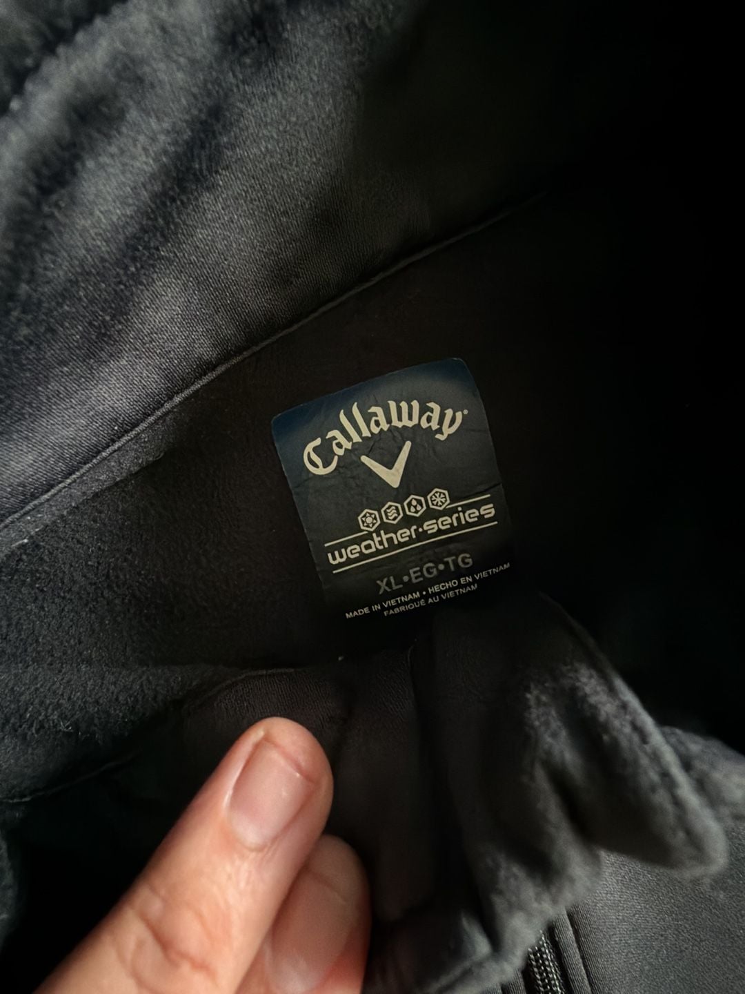 Callaway Weather Series Men's 1/2 Zip Long Sleeve Pullover Jacket 3