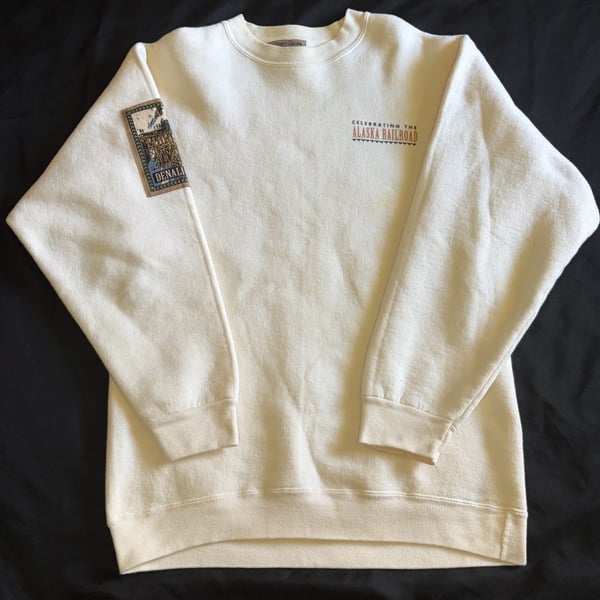 Vintage S.D.I. Celebrating The Alaska Railroad Denali Crewneck Sweatshirt