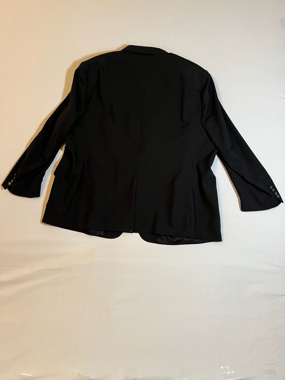 Heritage Collection Men's Black Two-Button Blazer with Gold Crest Buttons 3