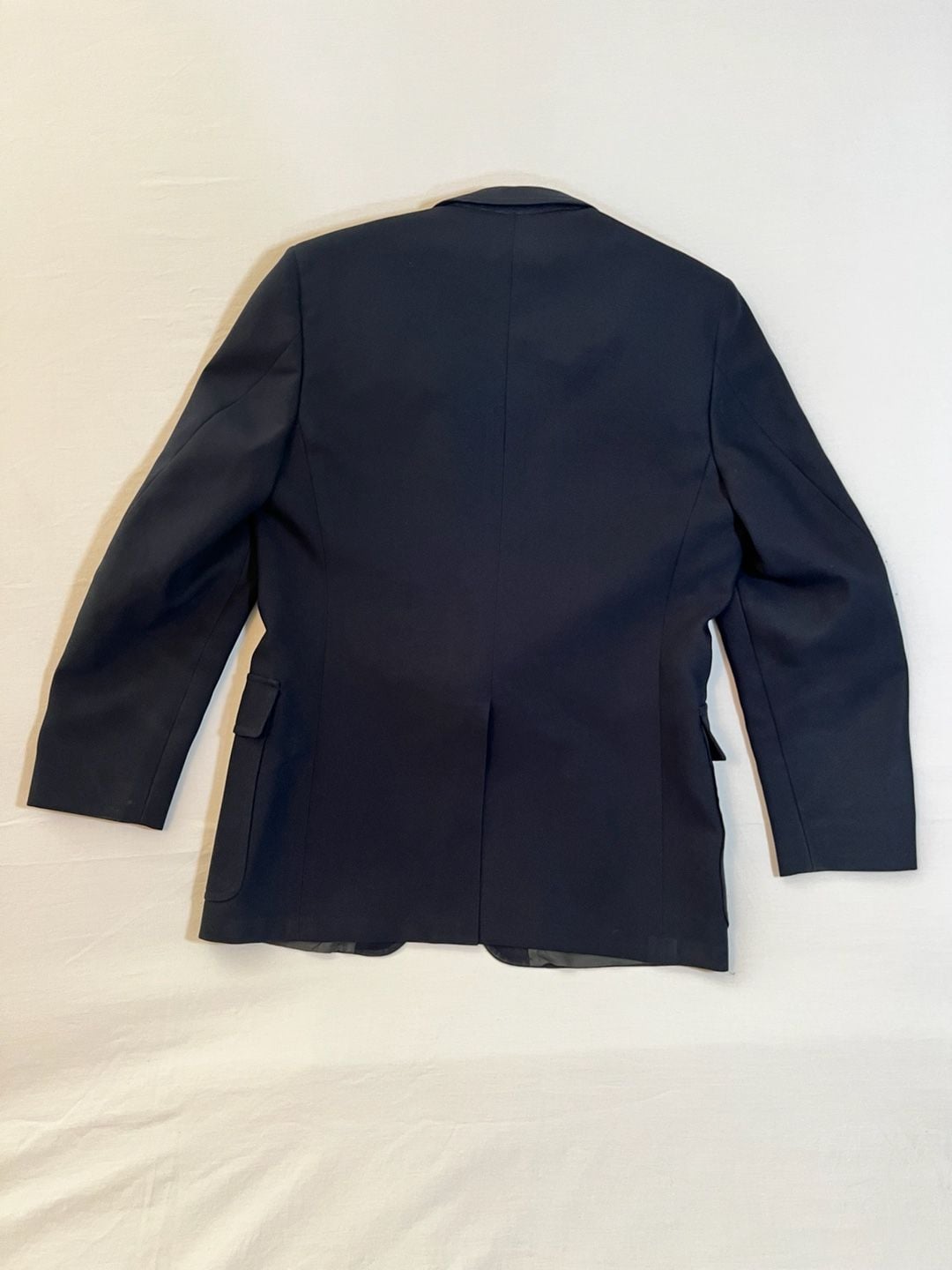 Vintage Palm Beach Navy Blue Blazer Sport Coat Tailored for C.R. Moriant 3