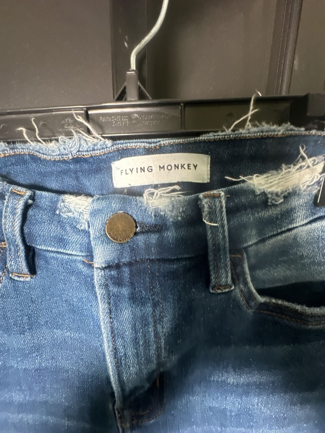 Flying Monkey Distressed Ankle Crop Skinny Jeans Style F4315#666 3