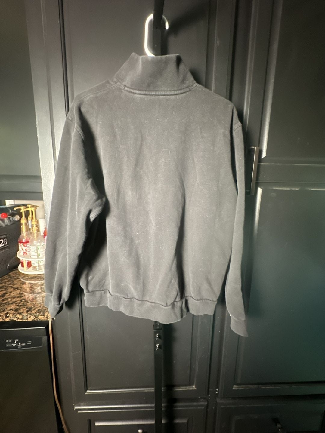 Lululemon Scuba Oversized Half-Zip Hoodie in Black#683 2
