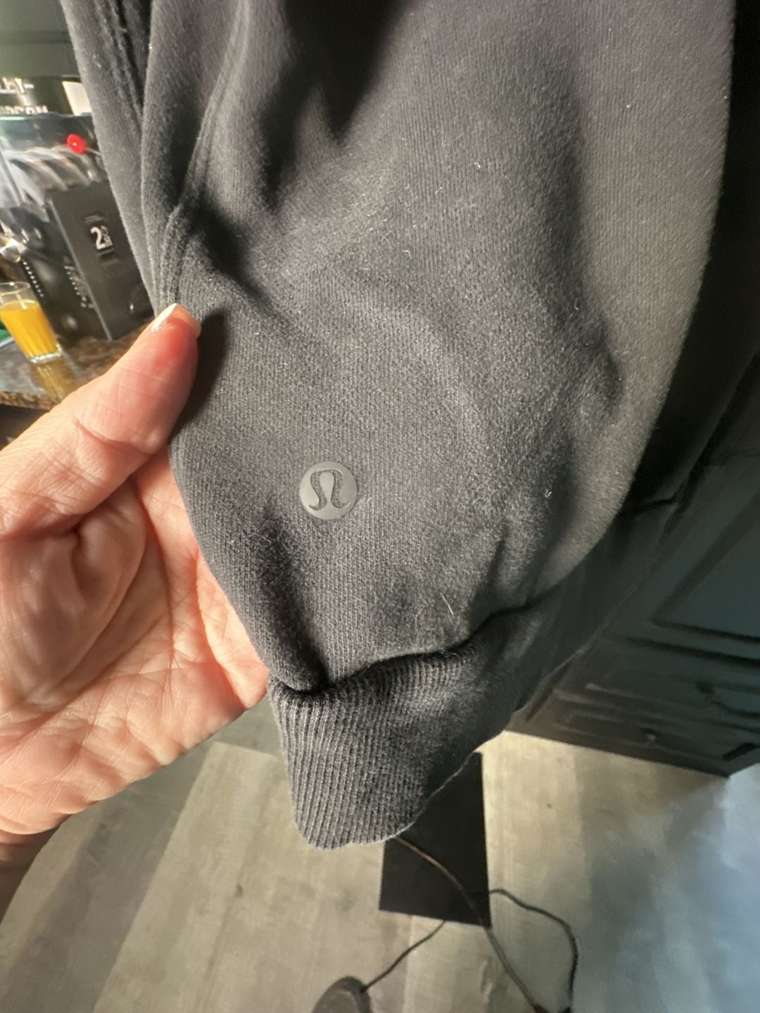 Lululemon Scuba Oversized Half-Zip Hoodie in Black#683 3