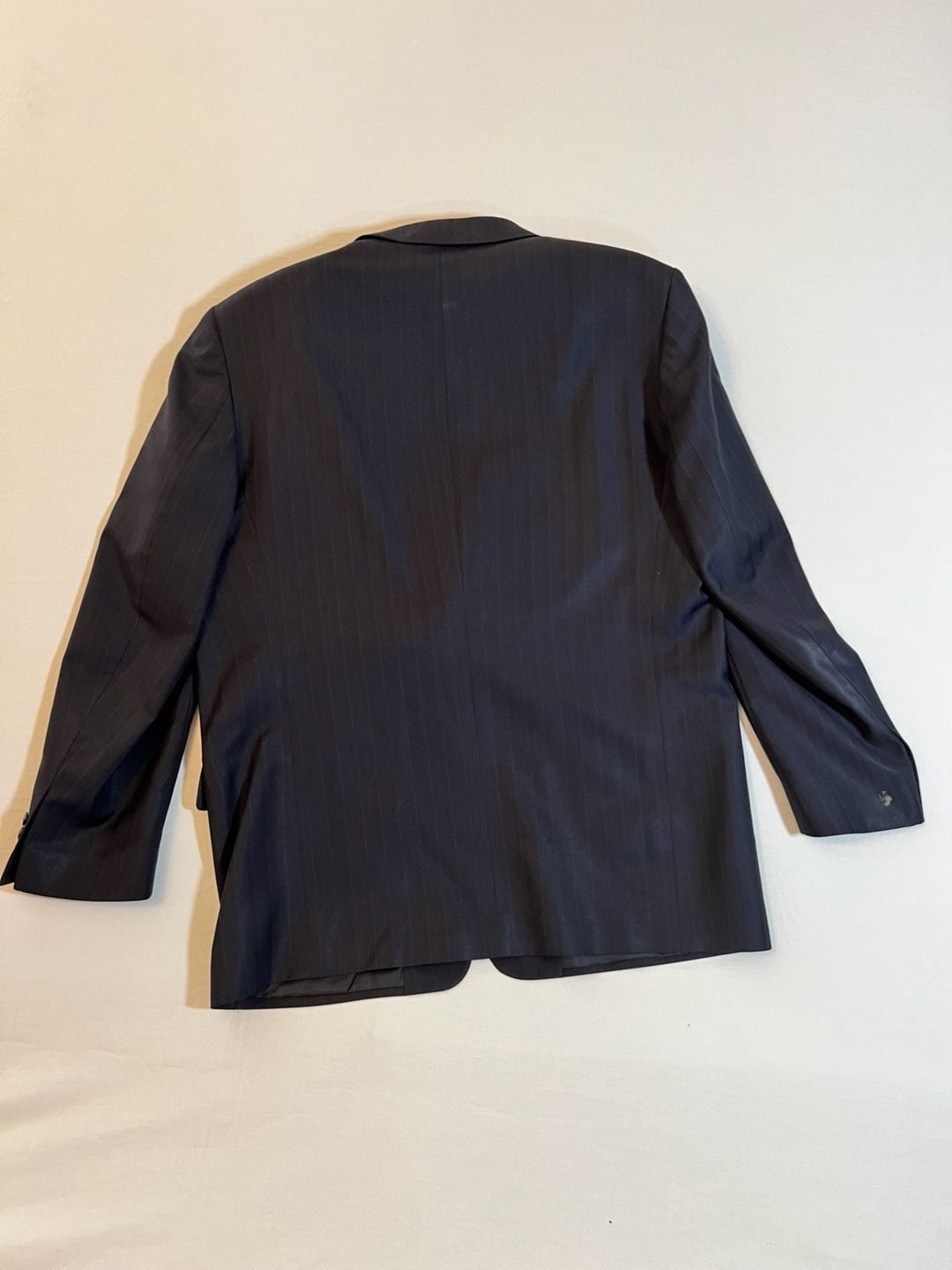 Mappelli de Milano Mens 100% Wool Pinstripe Blazer Jacket Size 48L 3