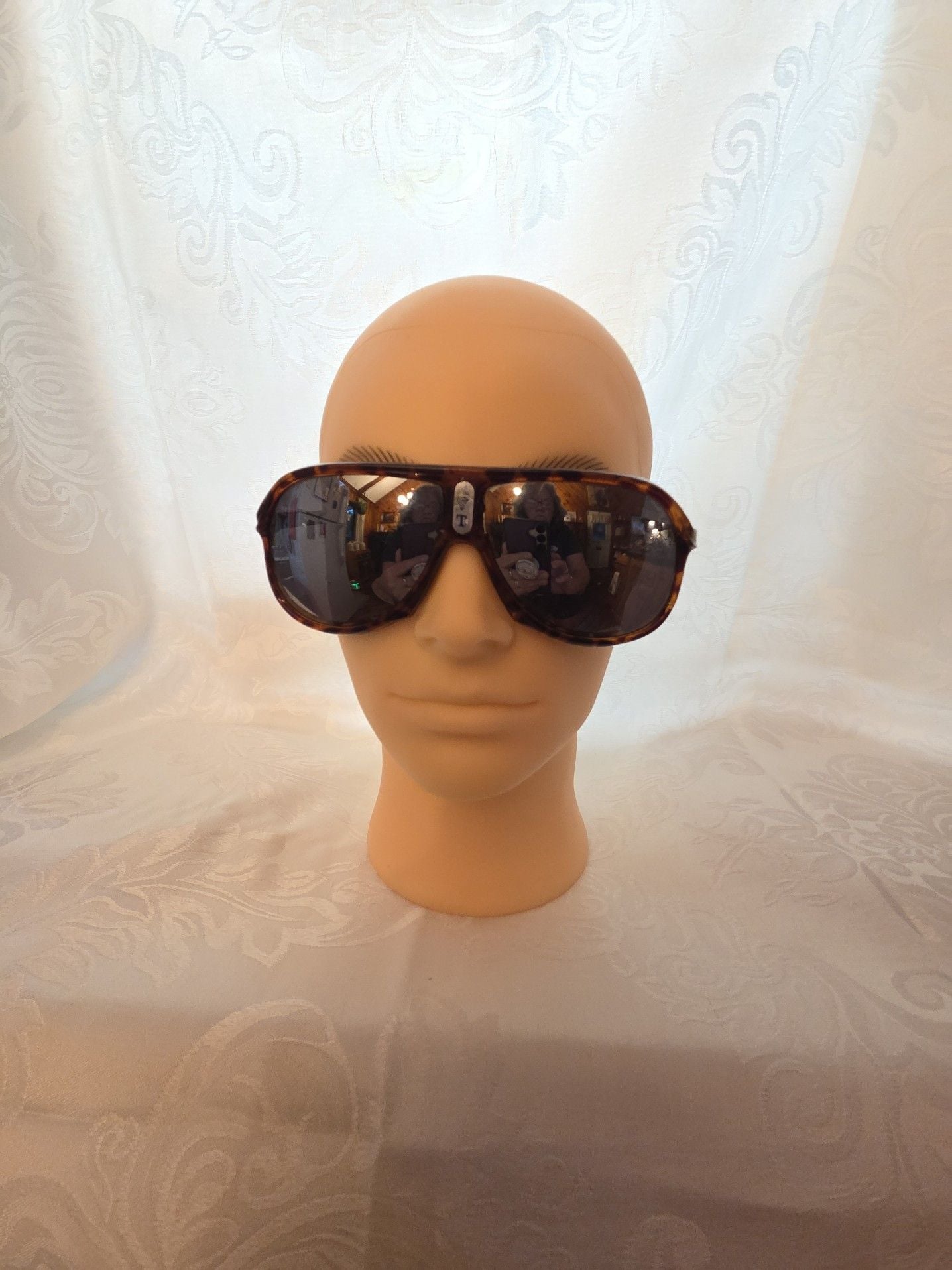 Vintage Turbo Tortoiseshell Aviator Sunglasses 2