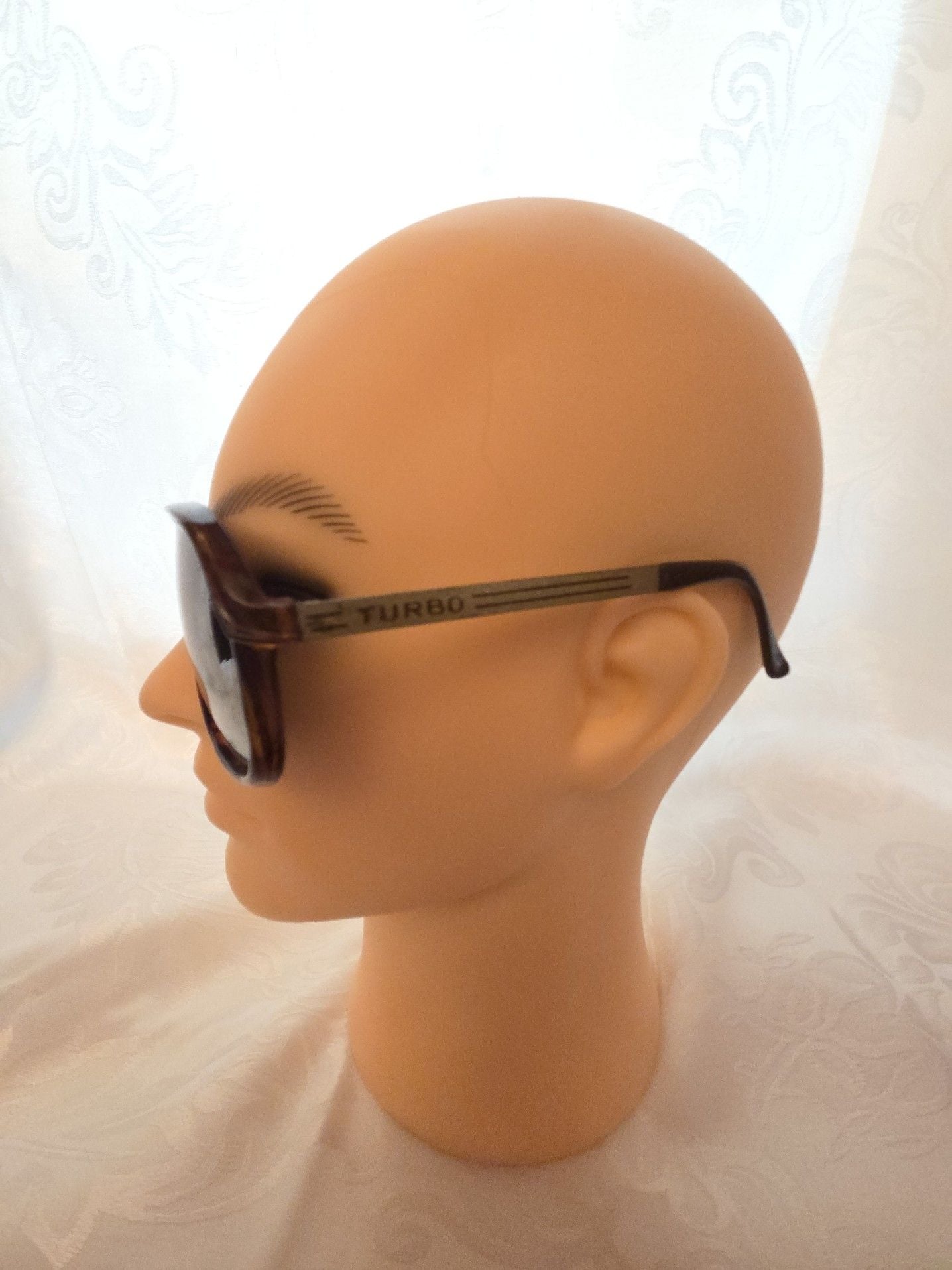 Vintage Turbo Tortoiseshell Aviator Sunglasses 4