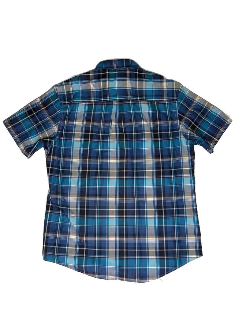 Van Heusen Classic Fit Men's Short Sleeve Plaid Button-Up Shirt 3